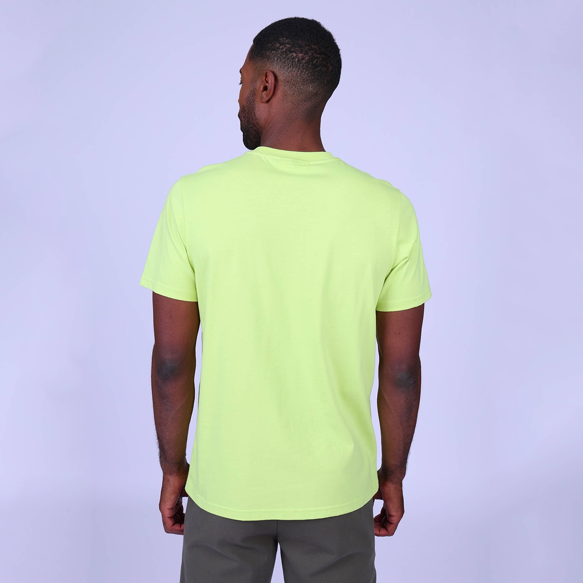T-shirt Cédric vert acide, MISE AU GREEN