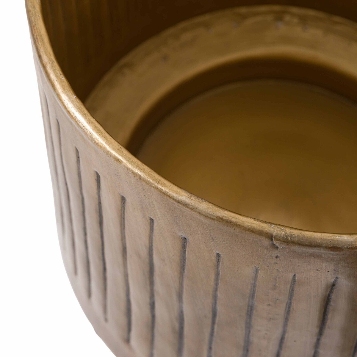 Set of 2 Elina Planters in Gold gold-coloured, ÉDITÉ