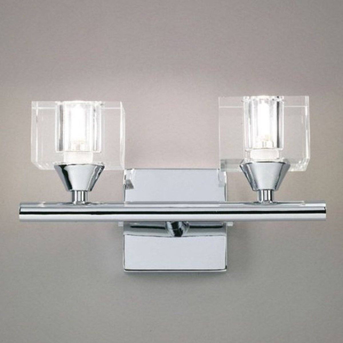 Applique Murale Double chrome Cubic chrome, MILLUMINE