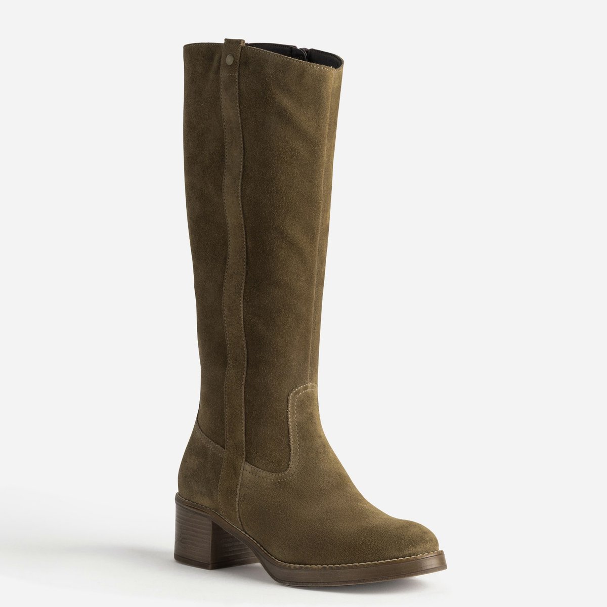 Botte À Talon en cuir MAXINE taupe, ERAM