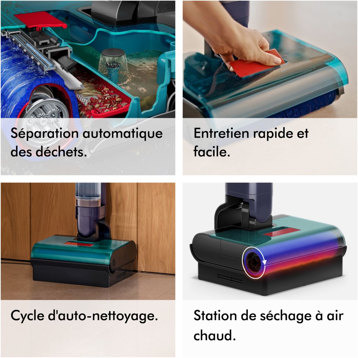 Nettoyeur de sol Clean+Wash Hygiène couleur unique, DYSON
