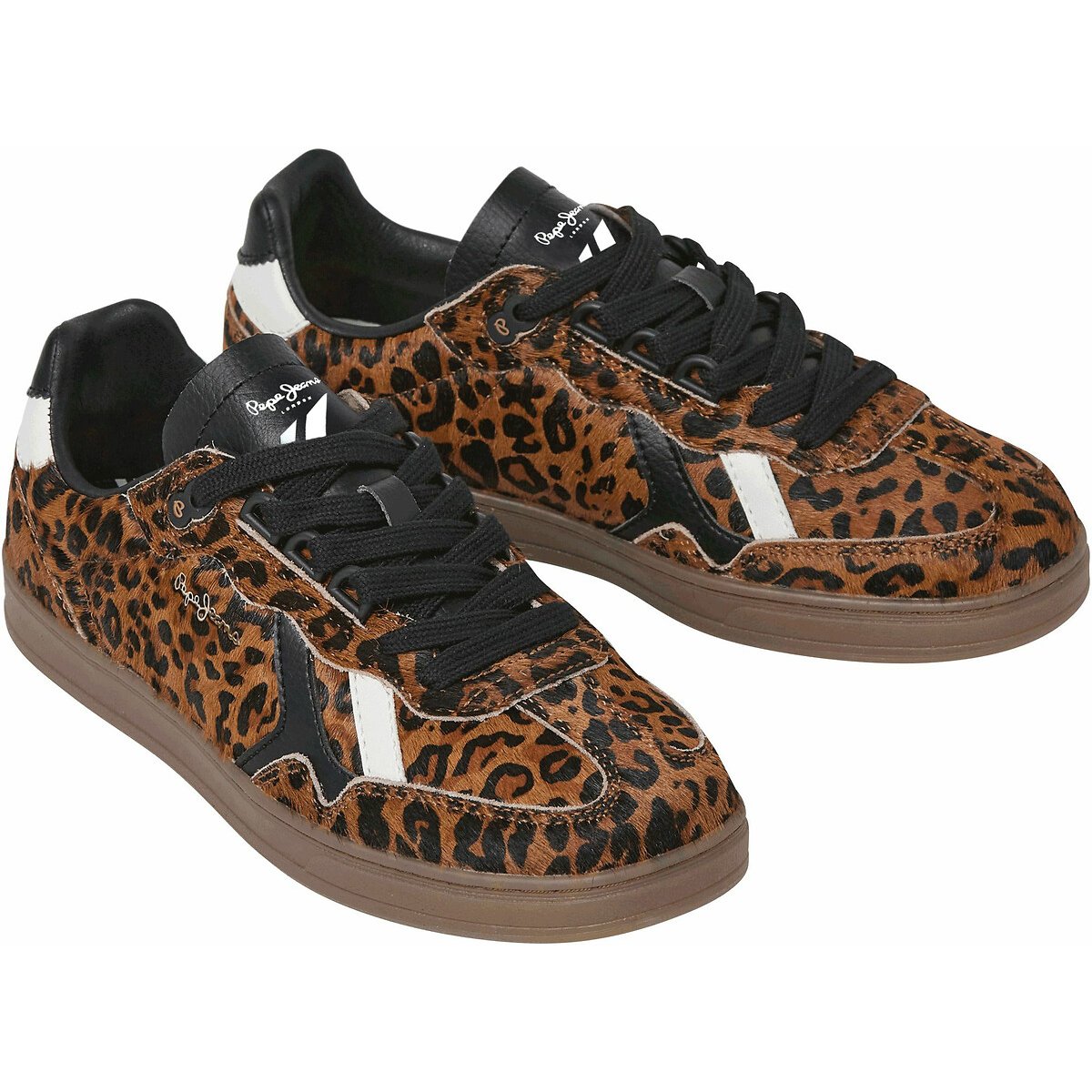 Baskets Ball Print W imprimé léopard, PEPE JEANS