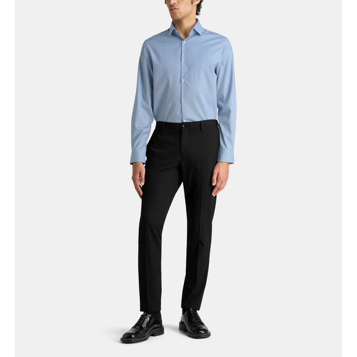 Chemise droite hdobperfor bleu, GALERIES LAFAYETTE