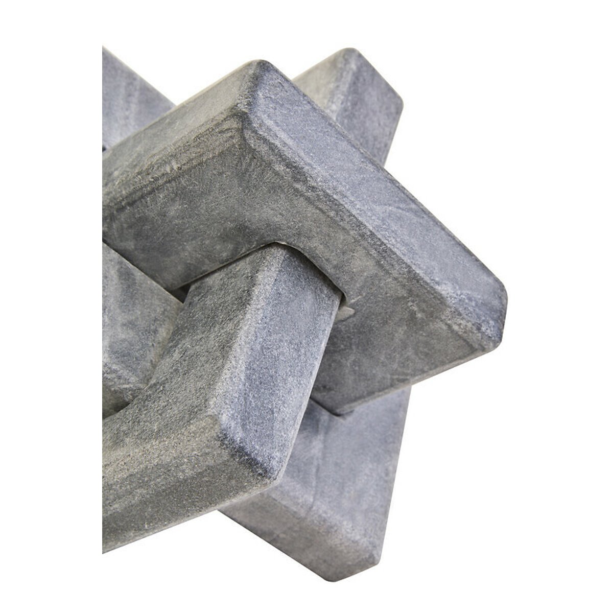 Decor Marble Knot Sculpture in Grey grey, FIFTY FIVE SOUTH