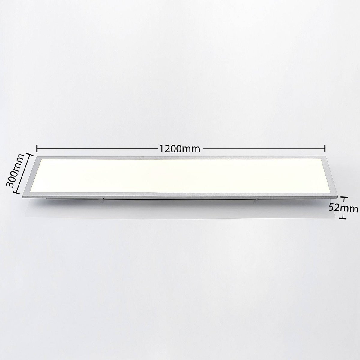 Plafonnier connecté en aluminium moderneLED argent, blanc, LINDBY