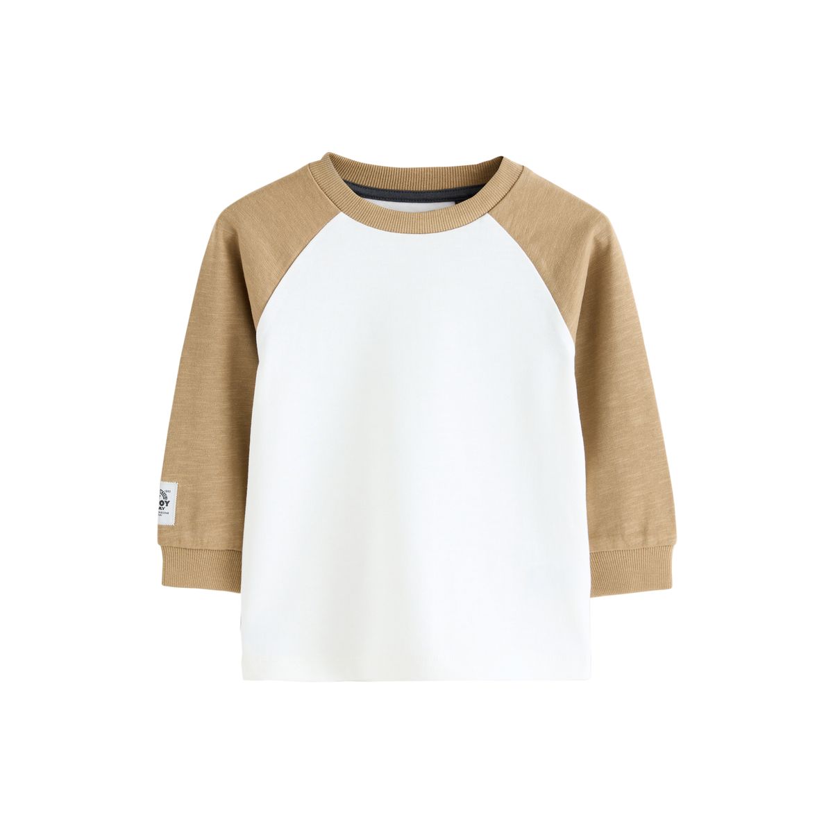 T-shirt manches longues raglan, x3 gris, NEXT