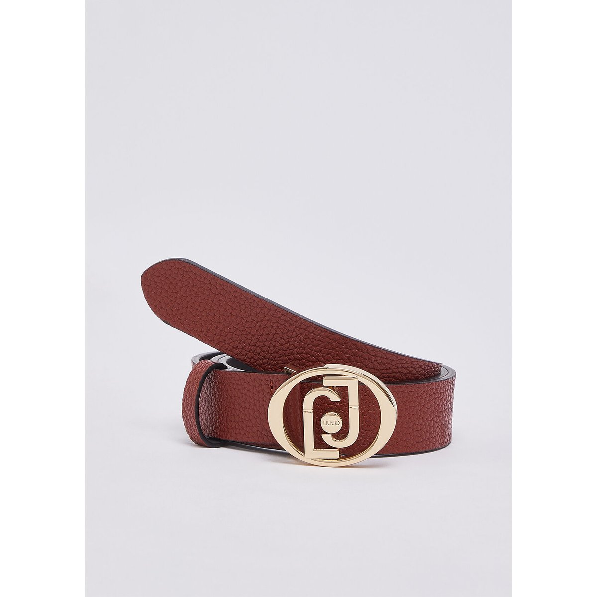 Ceinture avec logo rond rouge, LIU JO