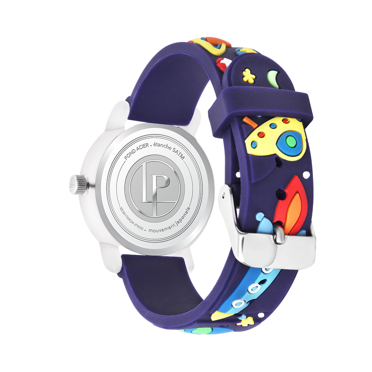 Montre Analogique LOU transparent bleu foncé bleu foncé, LOUIS PION
