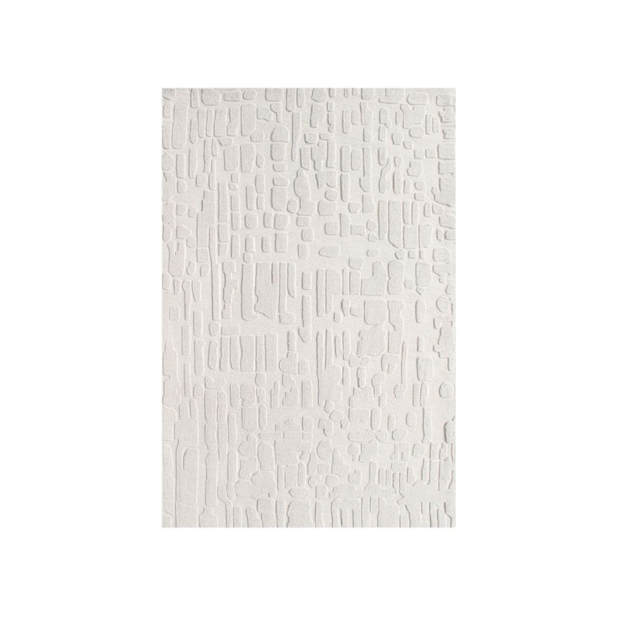 Tapis poils ras style graphique, ARADIA crème, BOBOCHIC