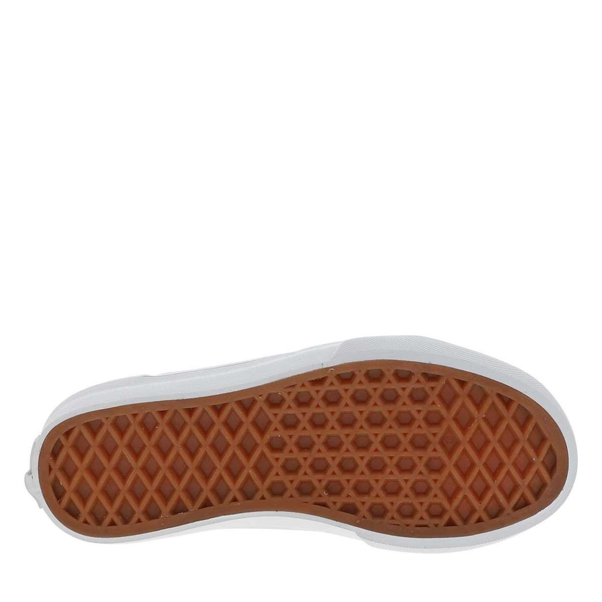 Baskets VERO LS cuir talon plat bleu, VANS