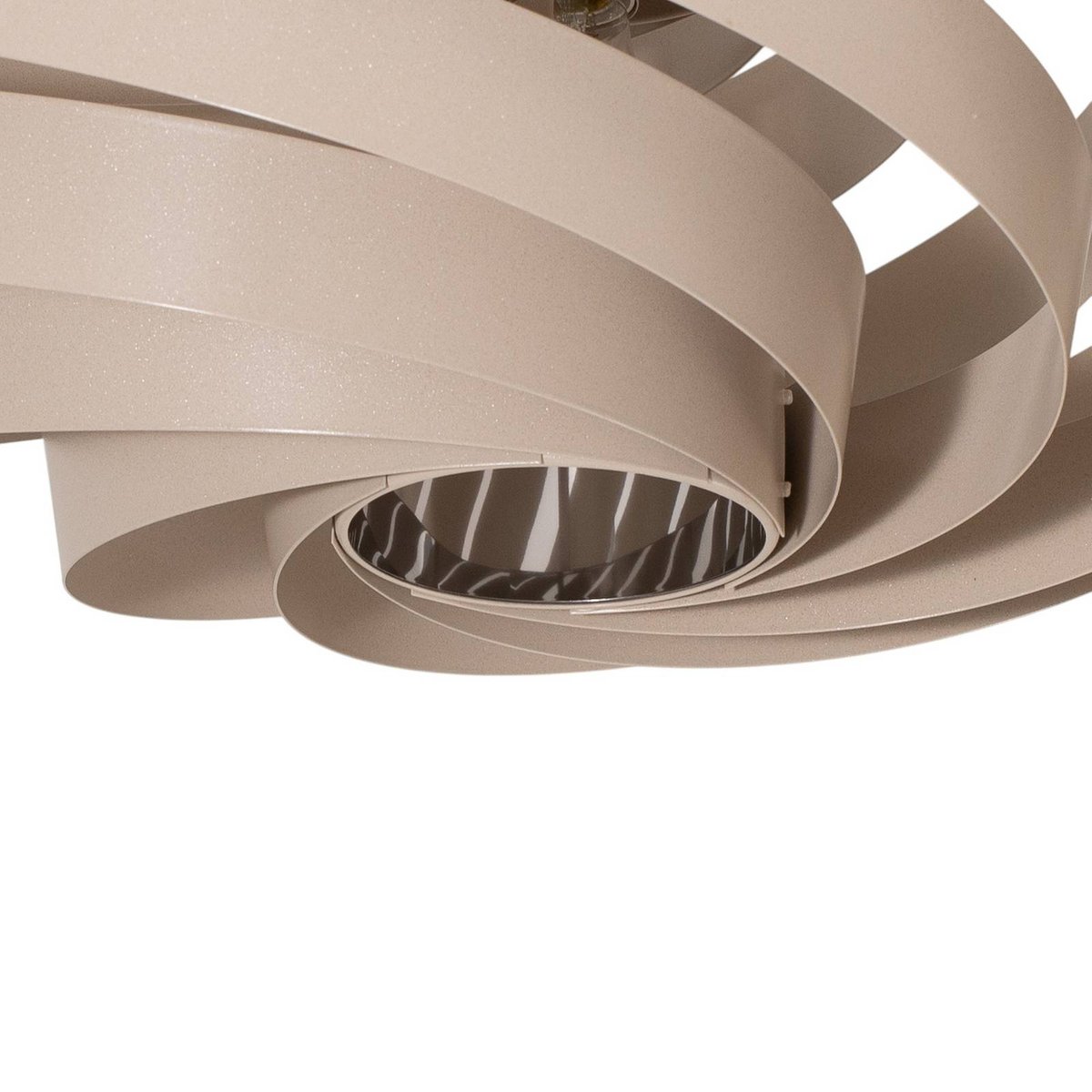Plafonnier en métal moderne, Vento beige, EULUNA