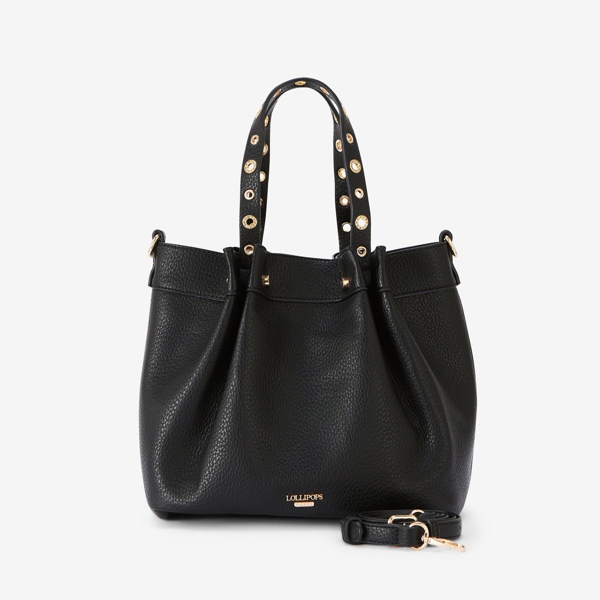Sac shopper Rogers noir,doré, LOLLIPOPS