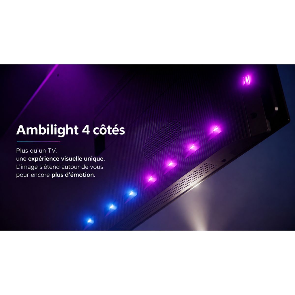 TV OLED 65OLED911 (2026) 65" (164 cm) 4K Ultra HD -  Expérience Cinéma, 120Hz, Ambilight, AI Smart TV couleur unique, PHILIPS