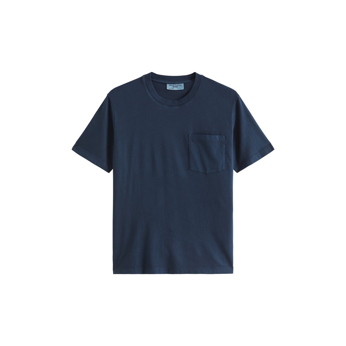 T-shirt relaxed avec poche poitrine bleu foncé, MARC O’POLO DENIM
