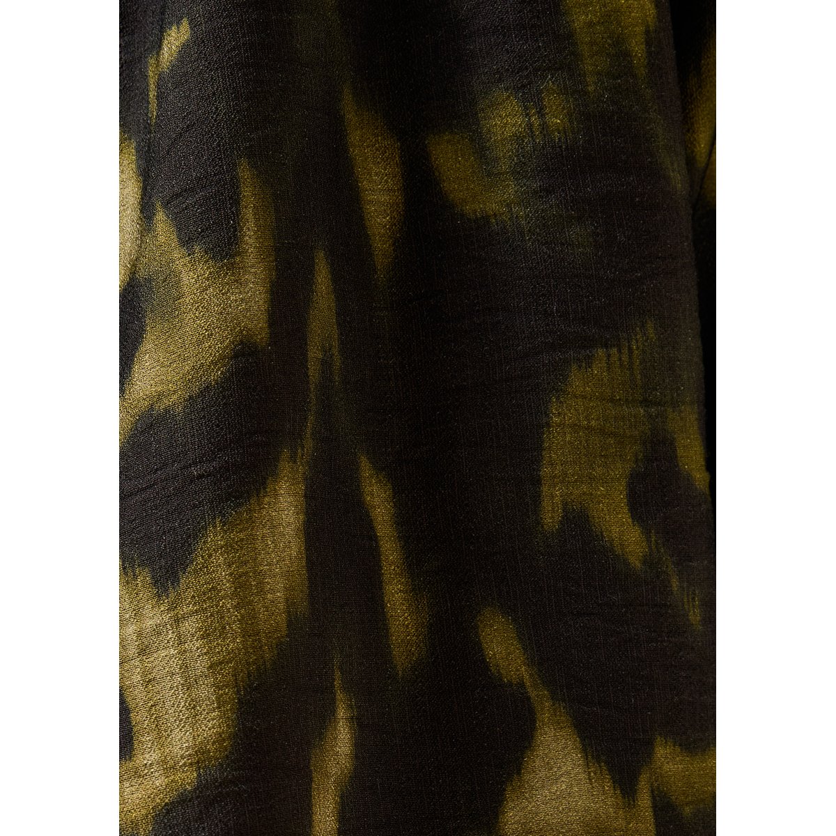 Chemise manches longues imprimée encolure ronde kaki, LA FEE MARABOUTEE