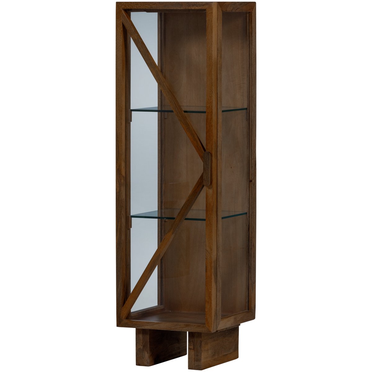 Armoire 1 porte en bois de manguier KELLA marron, WOOOD