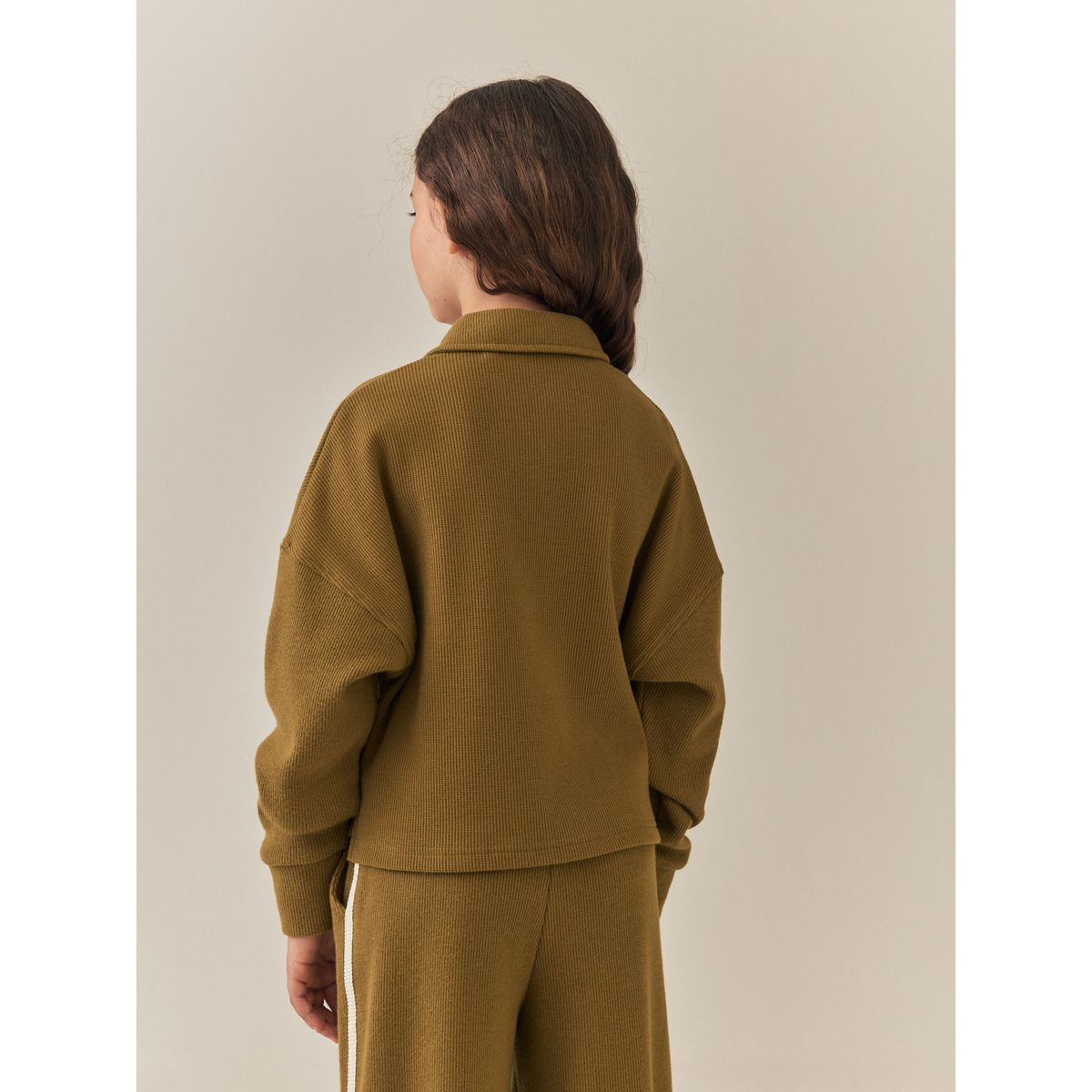 Ensemble large style rugby vert olive, NEXT