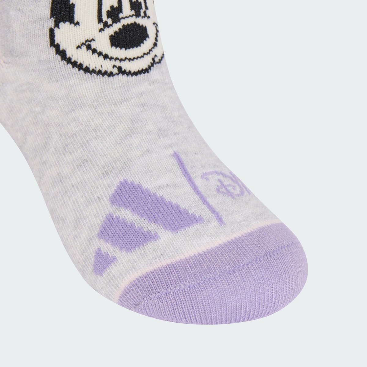 Chaussettes Adidas Disney Minnie Mouse Chaussettes Adidas Disney Minnie Mouse light grey heather / magic lilac / off white, ADIDAS SPORTSWEAR