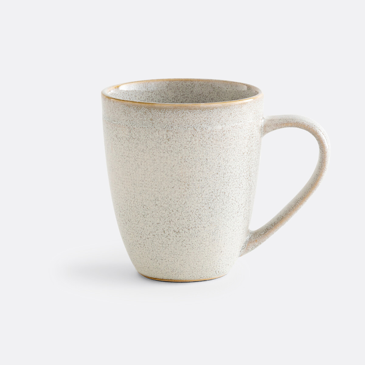 Lot de 4 mugs grès, Soul gris clair, LA REDOUTE INTERIEURS