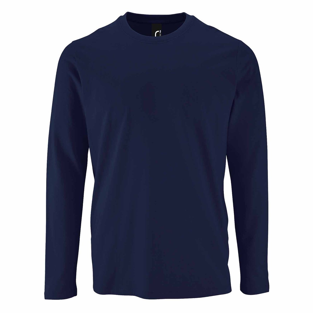 T-shirt manches longues IMPERIAL bleu marine, SOLS