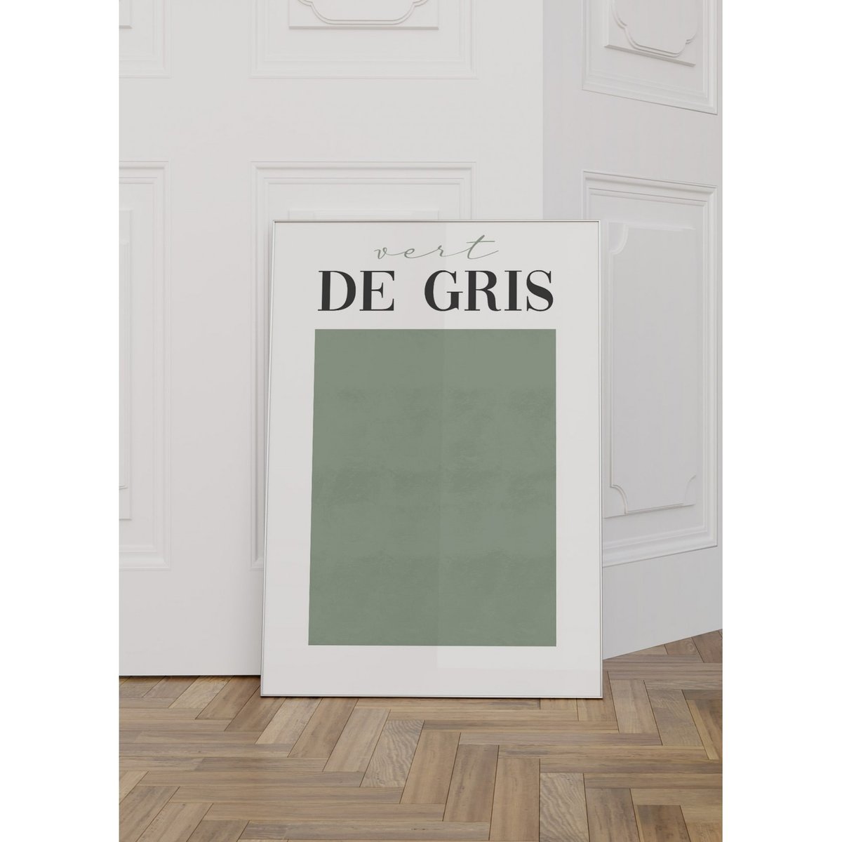 Affiche Vert de Gris blanc, L'AFFICHERIE