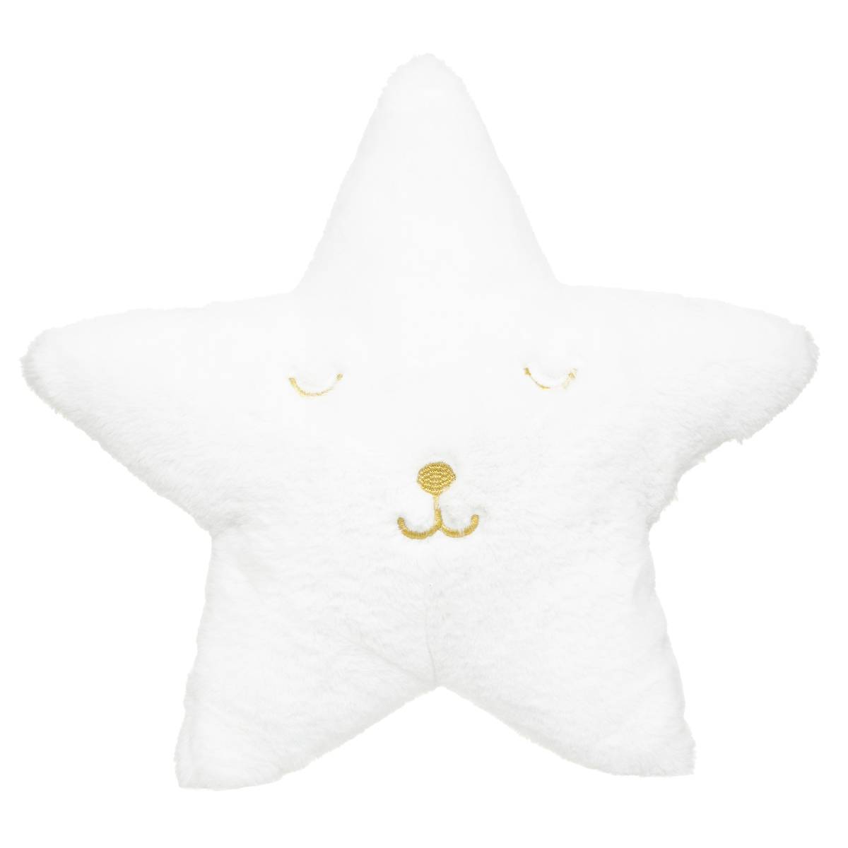 Coussin enfant en forme d'étoile ETOILE blanc, ATMOSPHERA FOR KIDS