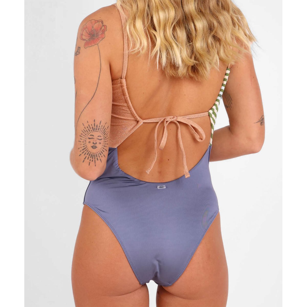 Maillot 1 pièce patchwork REMIX multicolore, OXBOW