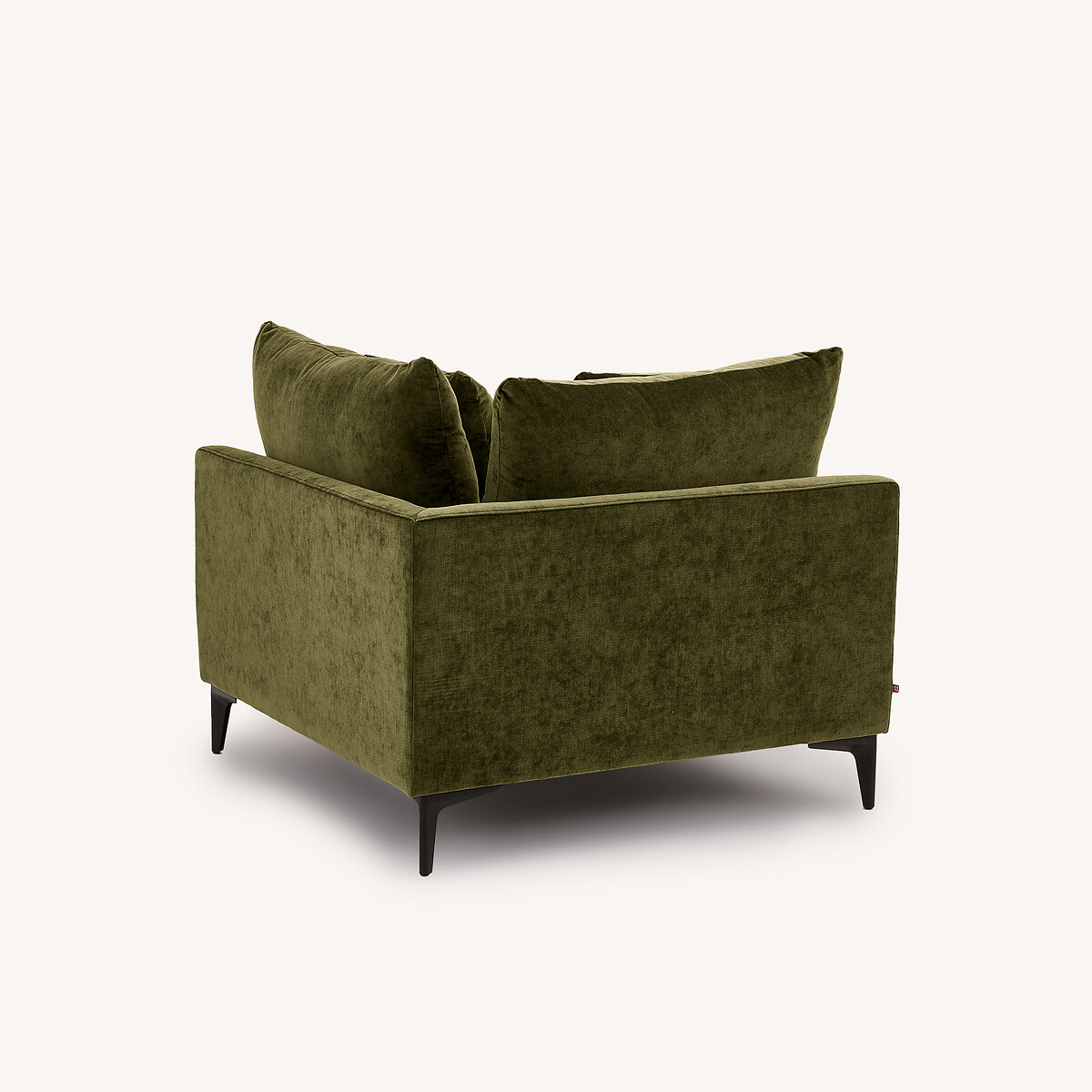 Divano angolare in velluto misto, MODERNISTE, design Emmanuel Gallina verde frutteto, AM.PM X EMMANUEL GALLINA