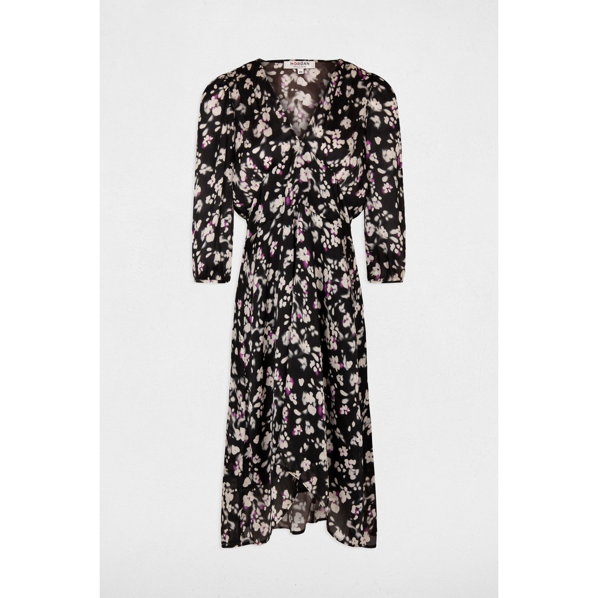 Robe droite imprimé floral multico, MORGAN