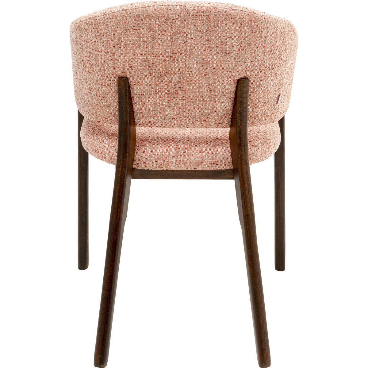 Chaise avec accoudoirs en polyester mélangé, AUGUST rose, KARE DESIGN