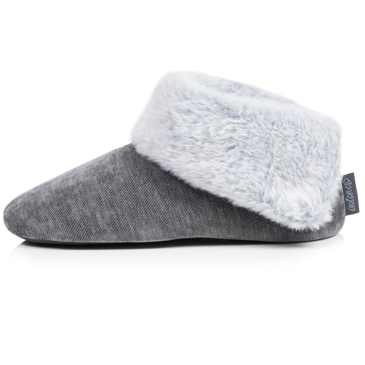 Chaussons extra-light Bottillons gris, ISOTONER