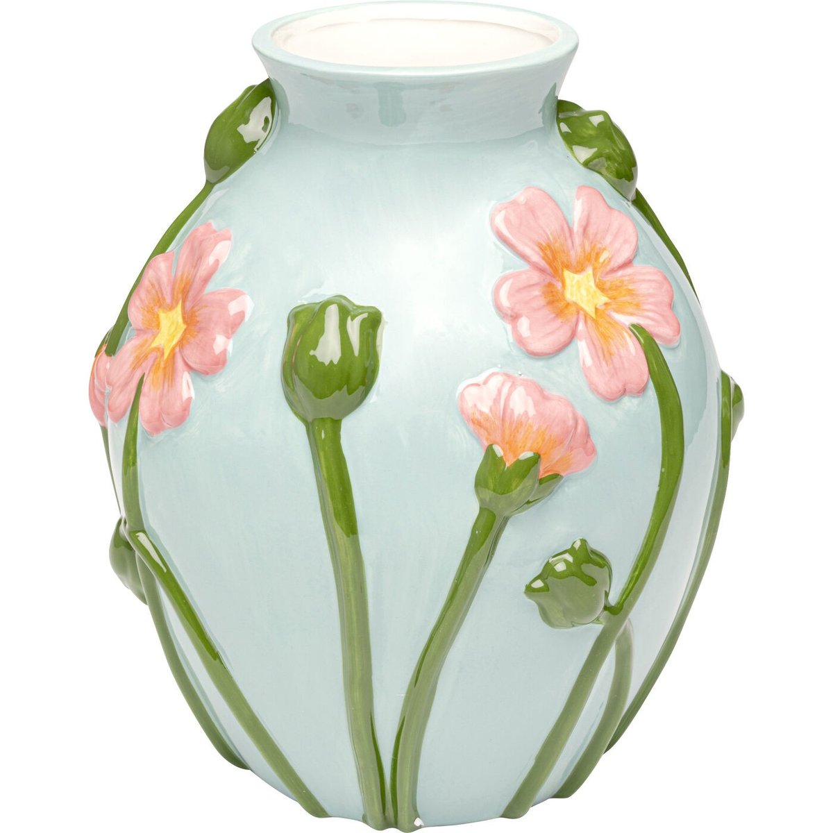 Vase fleurs bleu, KARE DESIGN