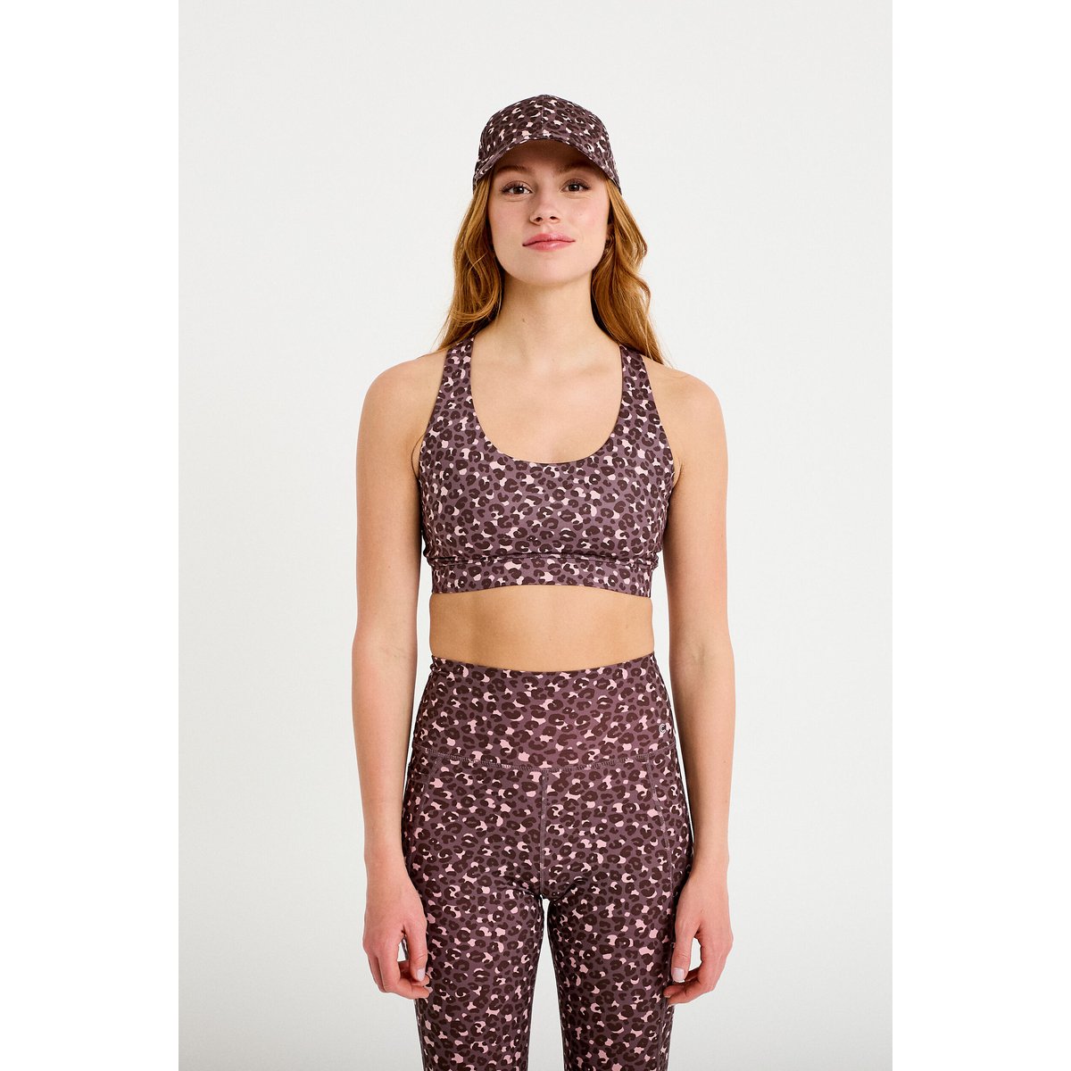 Brassière de sport fines bretelles violet, CACHE CACHE