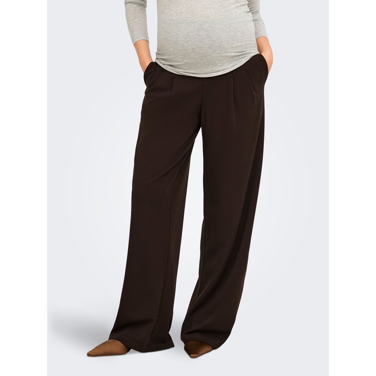 Pantalon marron - coffee bean 1, ONLY