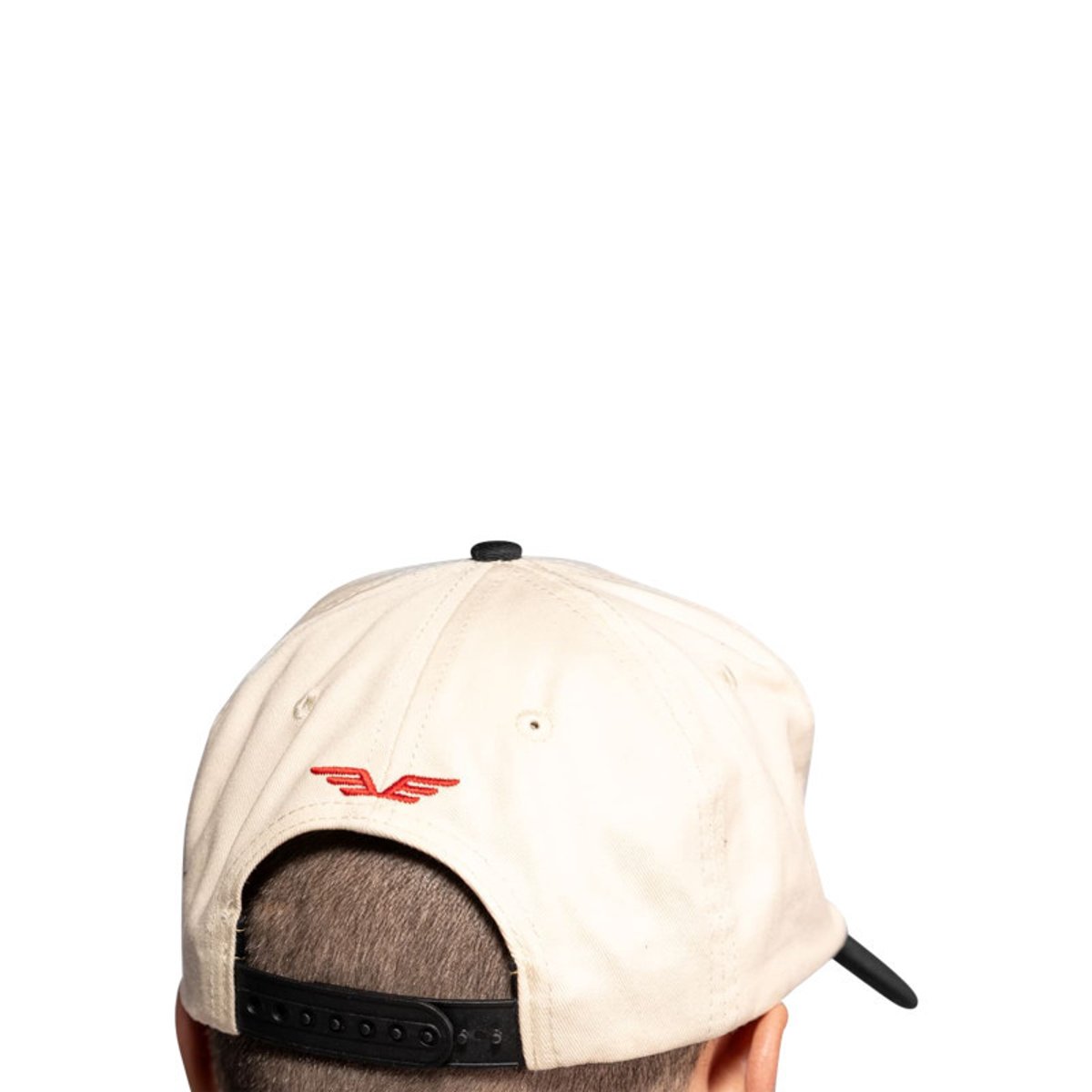 Casquette Glendive en coton écrue pourvue de broderies à l'avant beige, DAYTONA