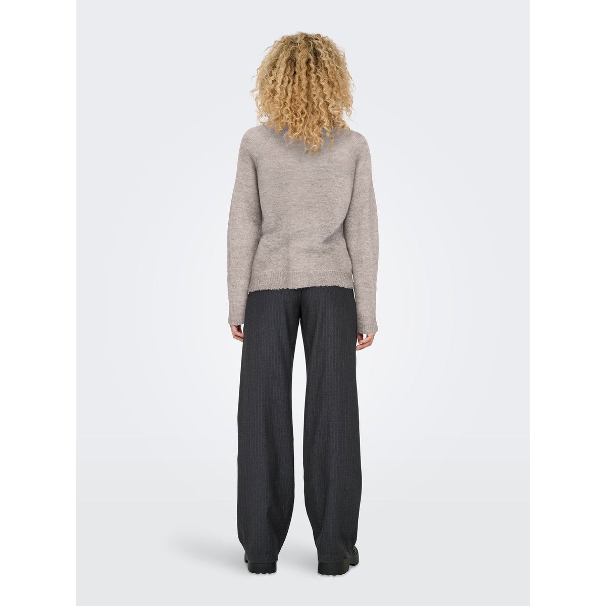 Pull En Maille grise - nacreous cloud 1, ONLY