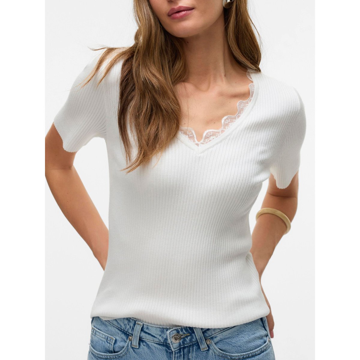 Top snow white, VERO MODA