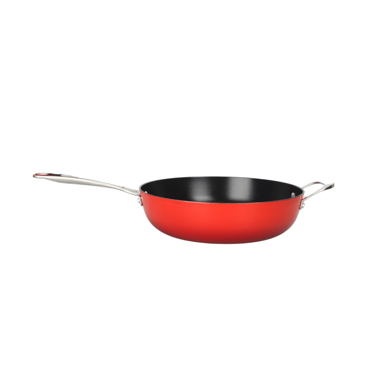 Sauteuse 28cm - "Red AirIron" couleur unique, LAGUIOLE CUISSON