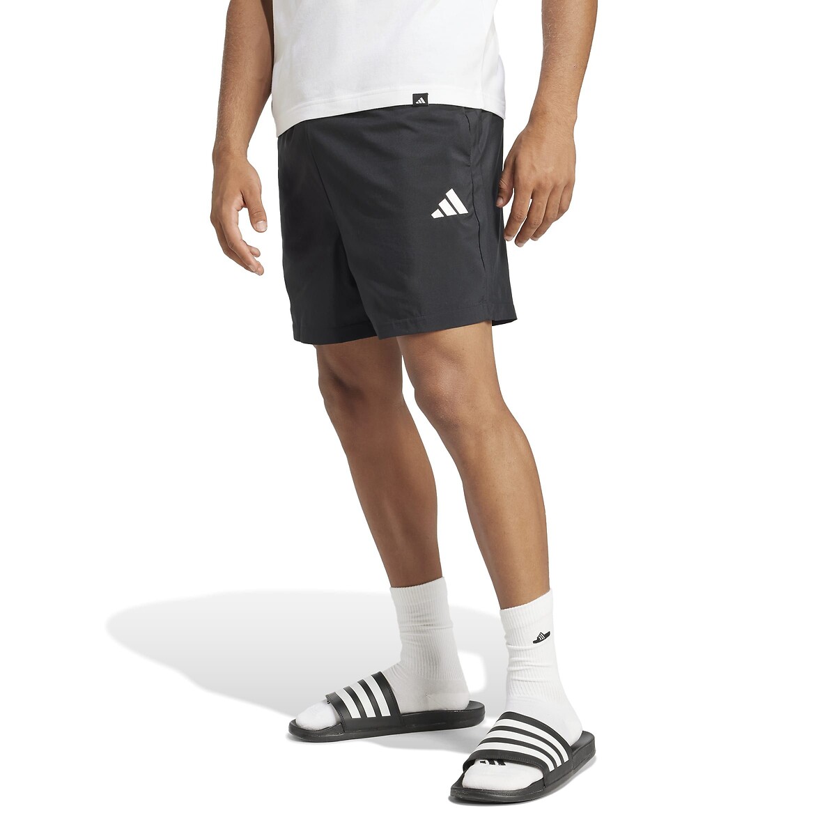 Calções Chelsea com logótipo pequeno, ESSENTIALS preto , ADIDAS SPORTSWEAR