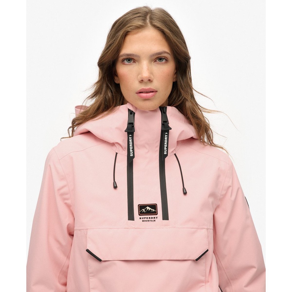 Veste de Ski Freestyle Overhead rose mat, SUPERDRY