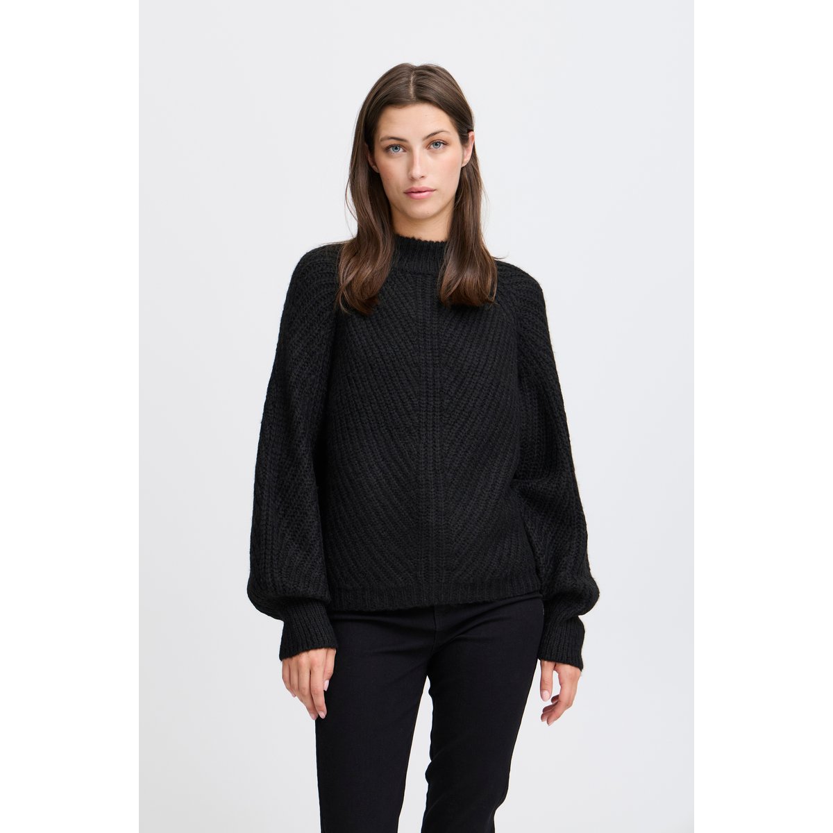 Knitted pullover noir black, B.YOUNG