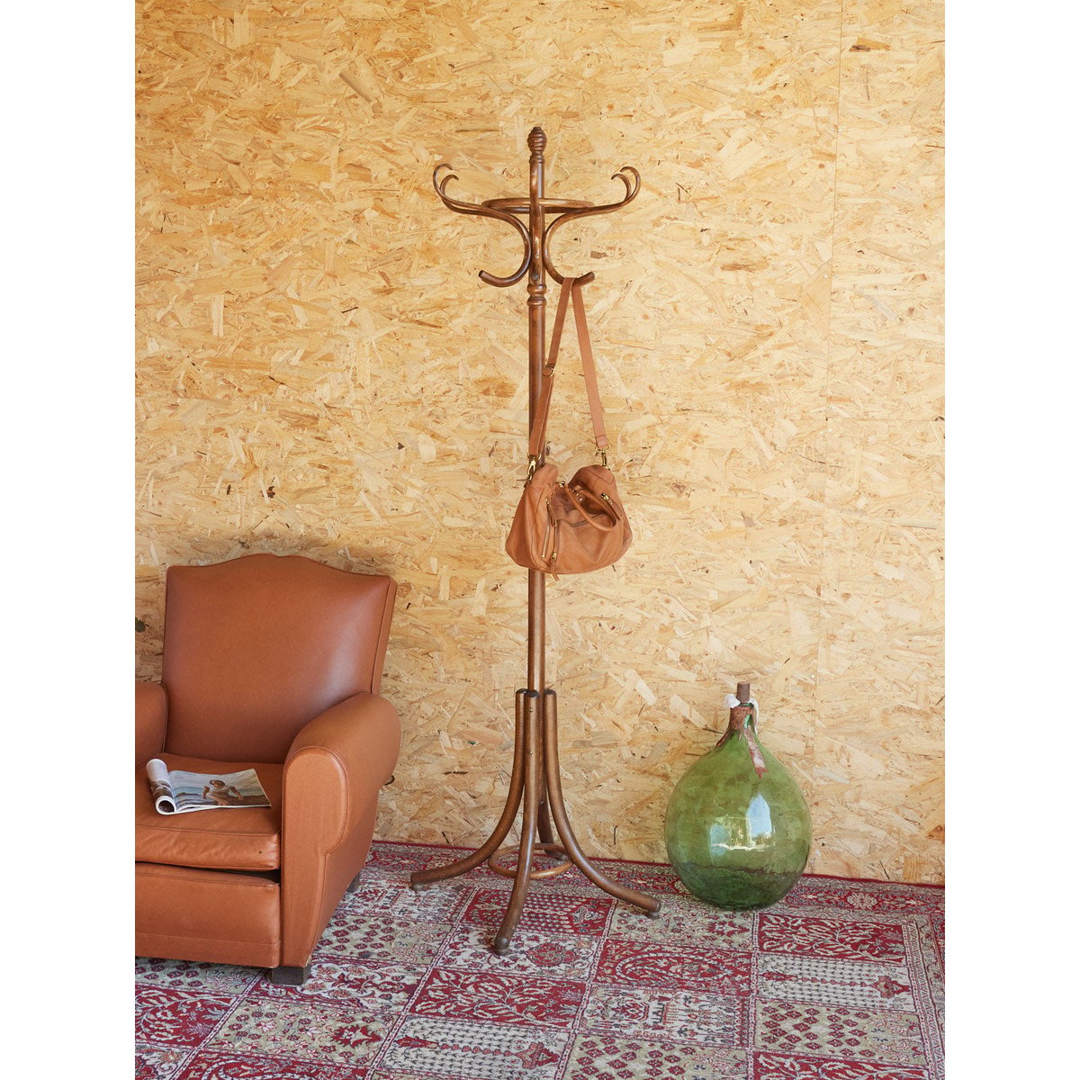 Porte-manteau en bois Max N°335 - Bon état bois clair, DEBONGOUT