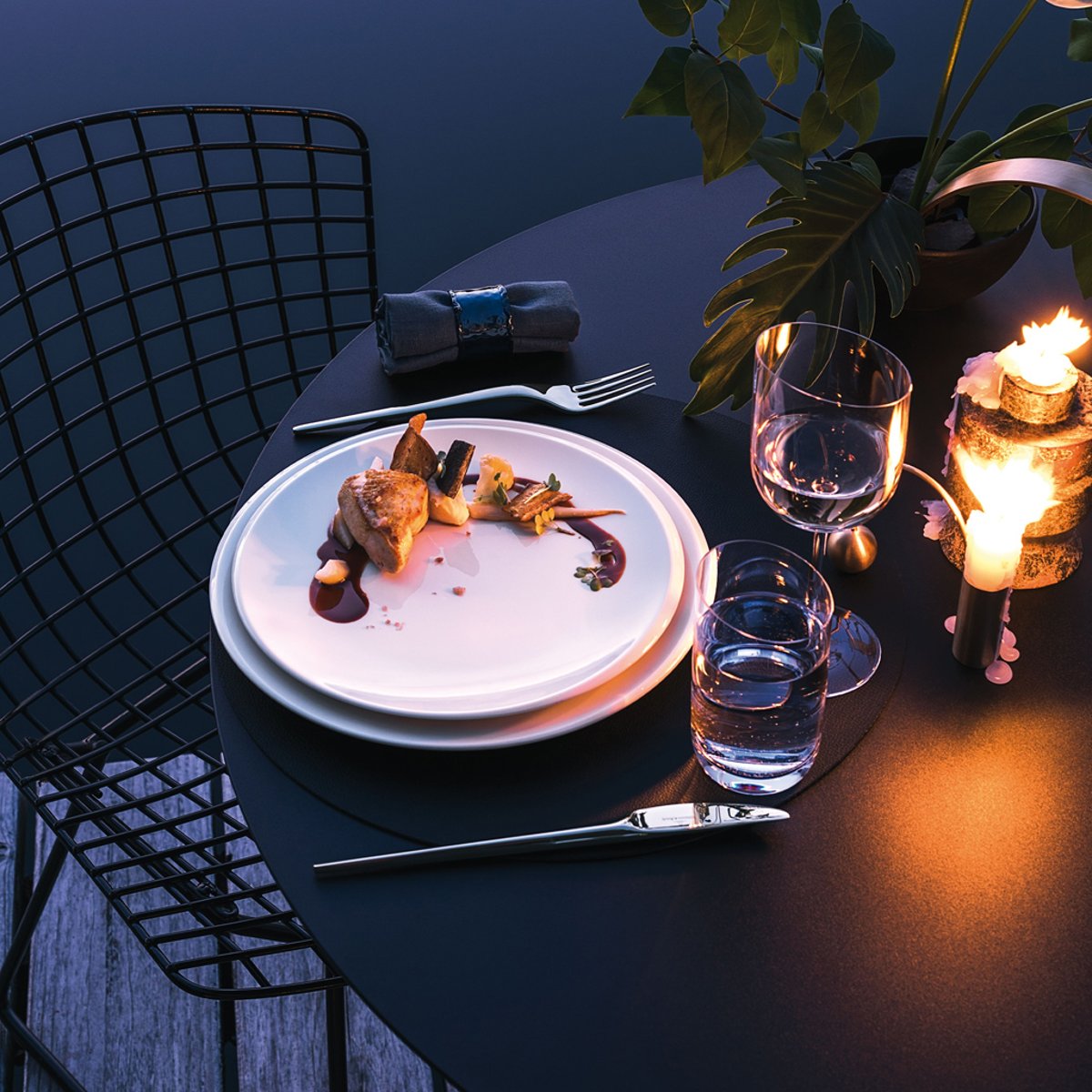 Assiette Plate NEWMOON blanc, VILLEROY & BOCH
