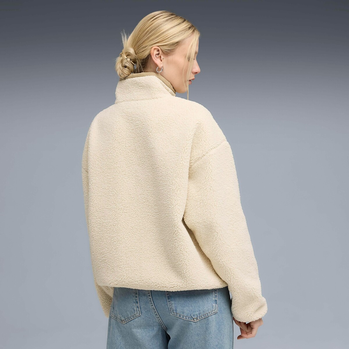 Omkeerbaar fleecevest ecru, PUMA