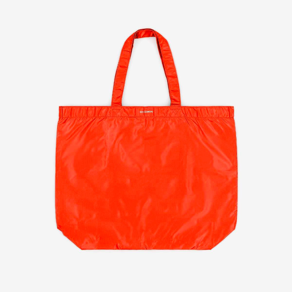 Sac cabas grand format en nylon recyclé EXTRA BAG orange, BENSIMON