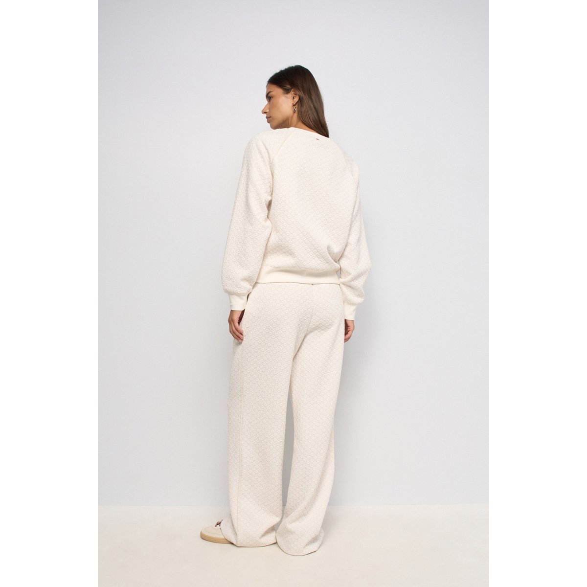 SWEATSHIRT EN JACQUARD ET Fil textile beige, SALSA JEANS