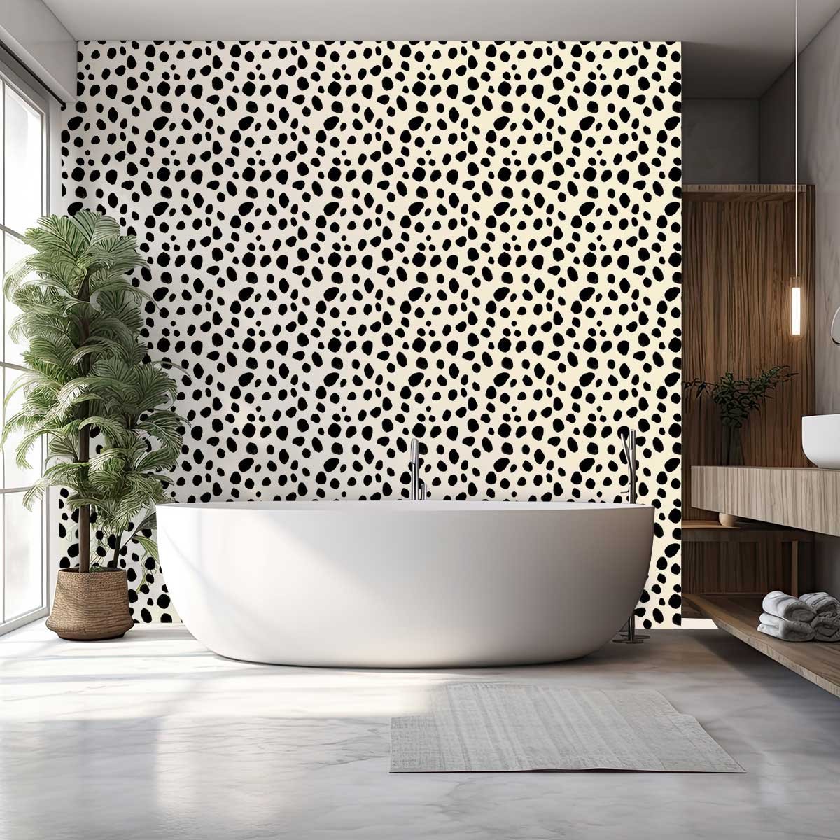 Papier peint pongo intissé, HEXOA