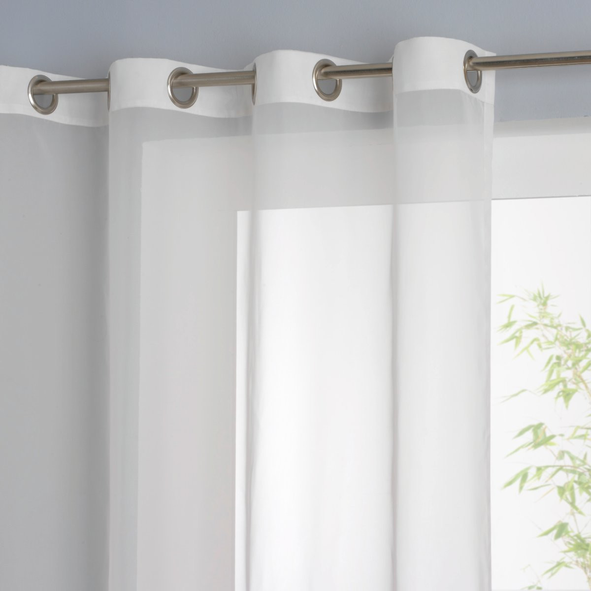 Voilage oeillets, Limpo blanc écru, SO'HOME