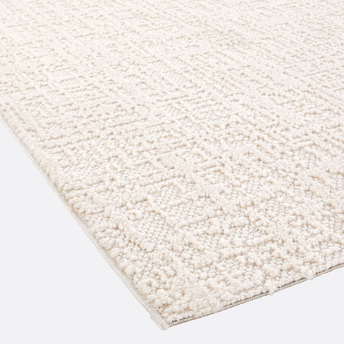 Tapis en polyester, Lexio ecru, LA REDOUTE INTERIEURS