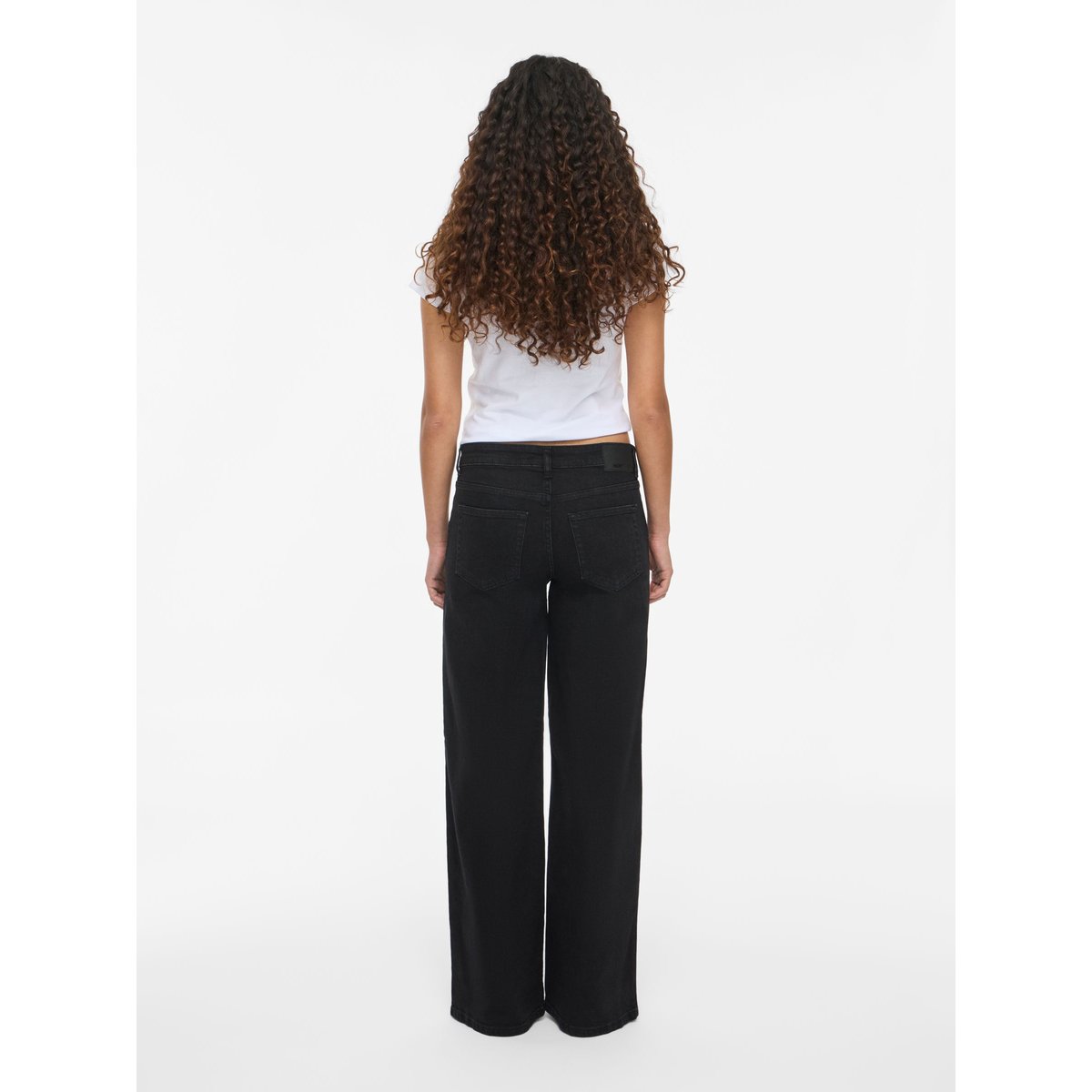 Jean Large noir - washed black1, NOISY MAY